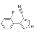 1H-Pyrrole-3-carbonitrile,4-(2-fluorophenyl)- CAS 103418-03-7 